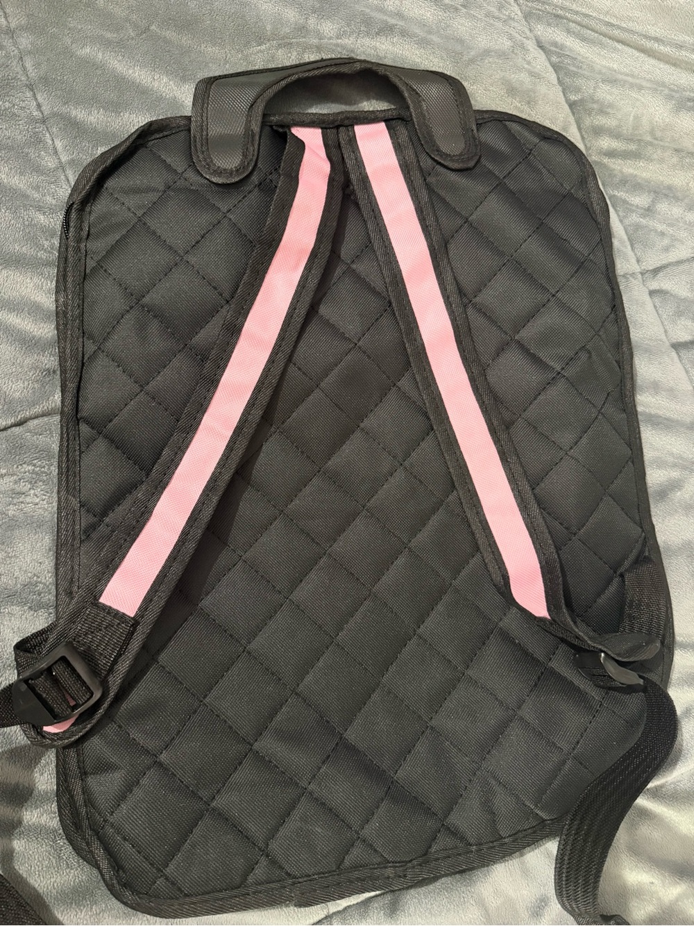 Pink Cartoon-Style 2D Backpack - Picture 2 of 3